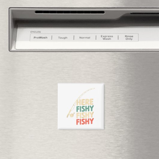 Aimant Poisson ici amusant Conception de pêche B Poisson  (In Situ (Lave-vaisselle))