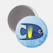Aimant Poisson jaune (Recto/Verso)