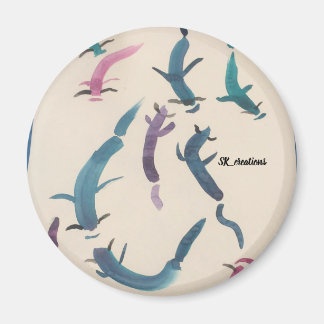 Aimant Poisson koi coloré