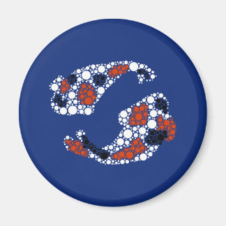 Aimant Poisson Koi En Points