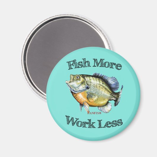 Aimant Poisson Plus Poisson-Poisson Moins (Recto/Verso)