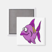 Aimant Poisson pourpre (Recto/Verso)