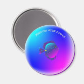 Aimant Poisson purpletang (Recto/Verso)