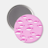 Aimant Poisson rose (Recto/Verso)