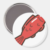 Aimant poisson rouge (Recto/Verso)