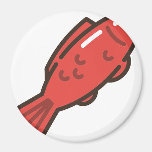 Aimant poisson rouge