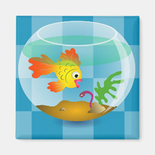 Aimant Poisson rouge