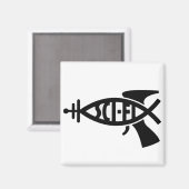 Aimant Poisson Sci-Fi (Recto/Verso)