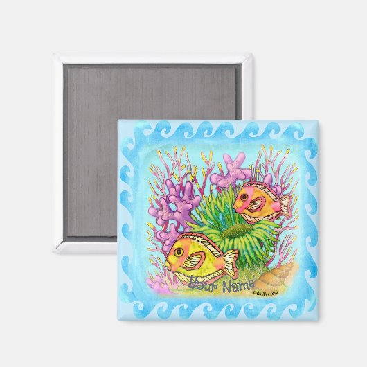 Aimant Poisson Scuba (Recto/Verso)