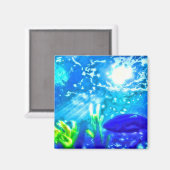 Aimant Poisson Sous La Mer (Recto/Verso)