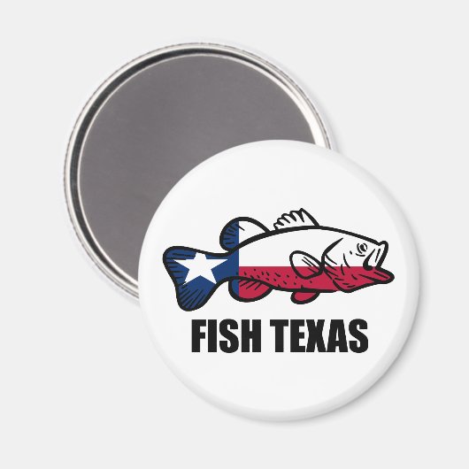 Aimant Poisson Texas (Recto/Verso)
