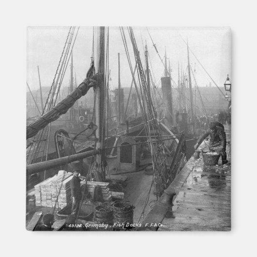 Aimant Poissons, Grimsby, début du 20e siècle (Devant)