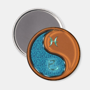 Aimant Poissons & Serpent de Bois