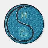 Aimant Poissons & Serpent d'eau (Devant)