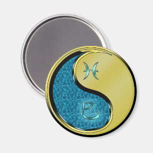 Aimant Poissons & Serpent Métal