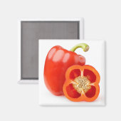 Aimant Poivron rouge (Recto/Verso)