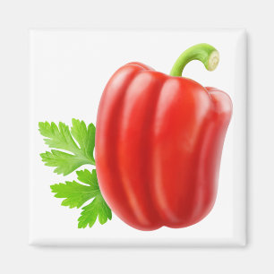 Aimant Poivron rouge