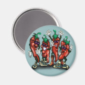 Aimant Poivrons (Recto/Verso)