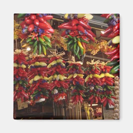 Aimant Poivrons au marché Pike Place (Devant)