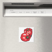 Aimant poivrons rouges (In Situ (Lave-vaisselle))