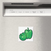 Aimant poivrons verts (In Situ (Lave-vaisselle))