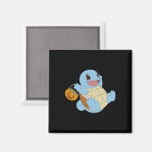 Aimant Pokémon Halloween Équirtle Avec Sa Trace Ou Sa Ten (Recto/Verso)