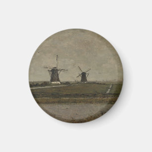 Aimant Polder avec moulins près d'Overschie