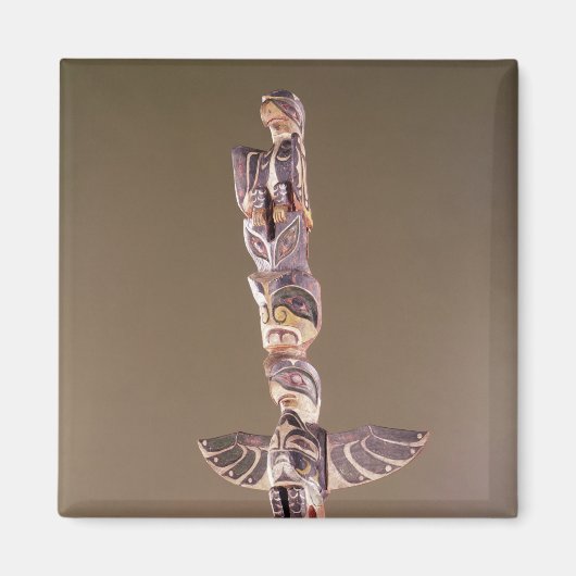 Aimant Pôle totémique du clan d'oiseaux tinglit (Devant)