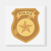 Aimant Police Badge (Devant)