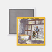 Aimant Police Baptismal Cervantes à Alcalá de Henares (Recto/Verso)