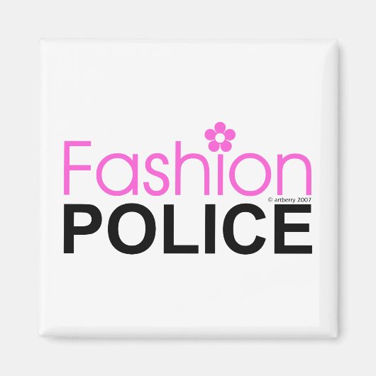 Aimant Police de mode (Devant)