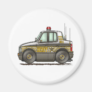 Aimant Police de voiture de patrouille de voiture de