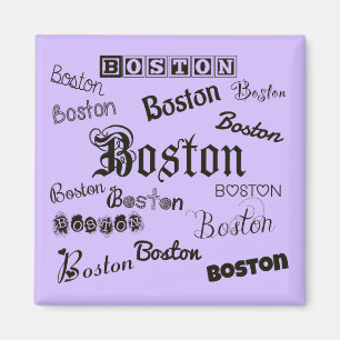 Aimant Polices de Boston sur Lavender
