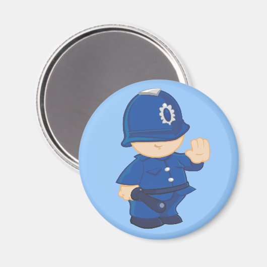Aimant Policier (Recto/Verso)
