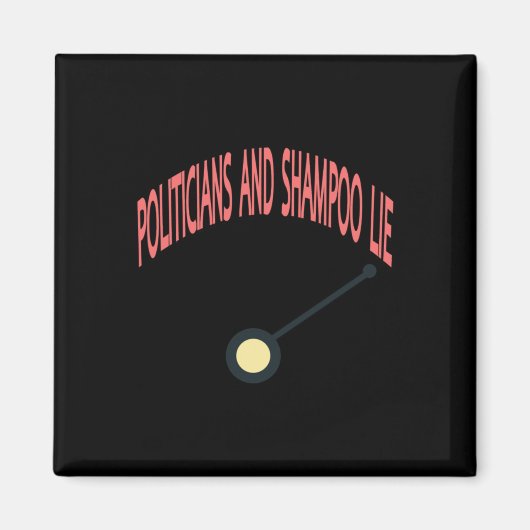 Aimant Politiciens Et Shampooing Mensongent (Devant)