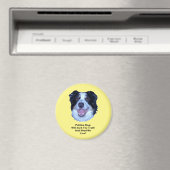 Aimant Politique Frontière Collie Bark La Vérité Rd Magne (In Situ (Lave-vaisselle))
