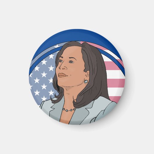 Aimant Politique Kamala Harris (Devant)