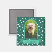 Aimant Polka Dot Arch Photo Pour Animaux De Compagnie (Recto/Verso)