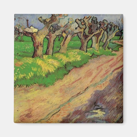 Aimant Pollard Willows par Vincent van Gogh (Devant)