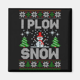 Aimant Polo de Noël Je Déneige Pantalon de Pyjama pour Co