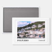 Aimant Polperro, Cornouailles, Angleterre (Recto/Verso)