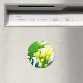 Aimant Polychromoptique #2B par Michael Moffa (In Situ (Lave-vaisselle))