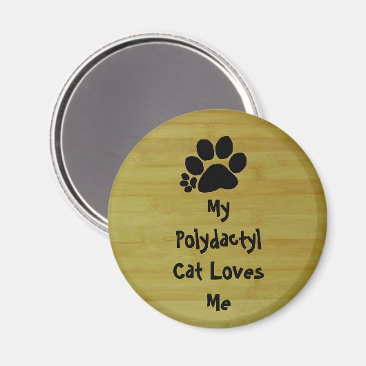 Aimant - Polydactyl Chat Love (Recto/Verso)