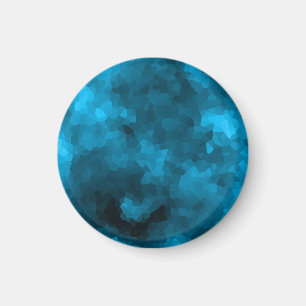 Aimant Polygone bleu