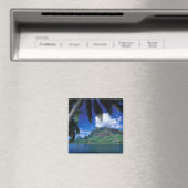 Aimant Polynésie française, Moorea. Cooks Bay. Green (In Situ (Lave-vaisselle))