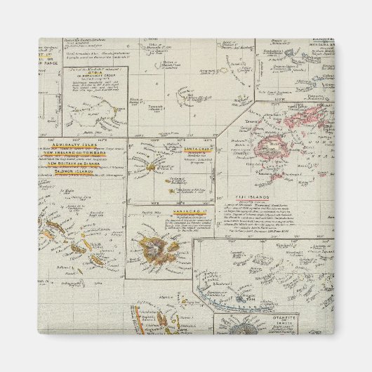 Aimant Polynésie, îles du Pacifique (Devant)