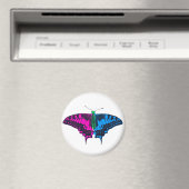 Aimant Polysexual Pride Flag Swallowtail Butterfly (In Situ (Lave-vaisselle))