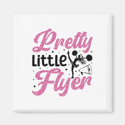 Aimant Pom-Pom Fillettes Jolie Petite Fleur _3 (Devant)