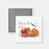 Aimant Pomeranian Halloween (Recto/Verso)