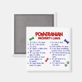 Aimant PoMERANIAN - Lois sur les propriétés 2 (Recto/Verso)